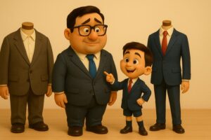 肩幅、着丈、袖丈、サイズが合わないスーツ