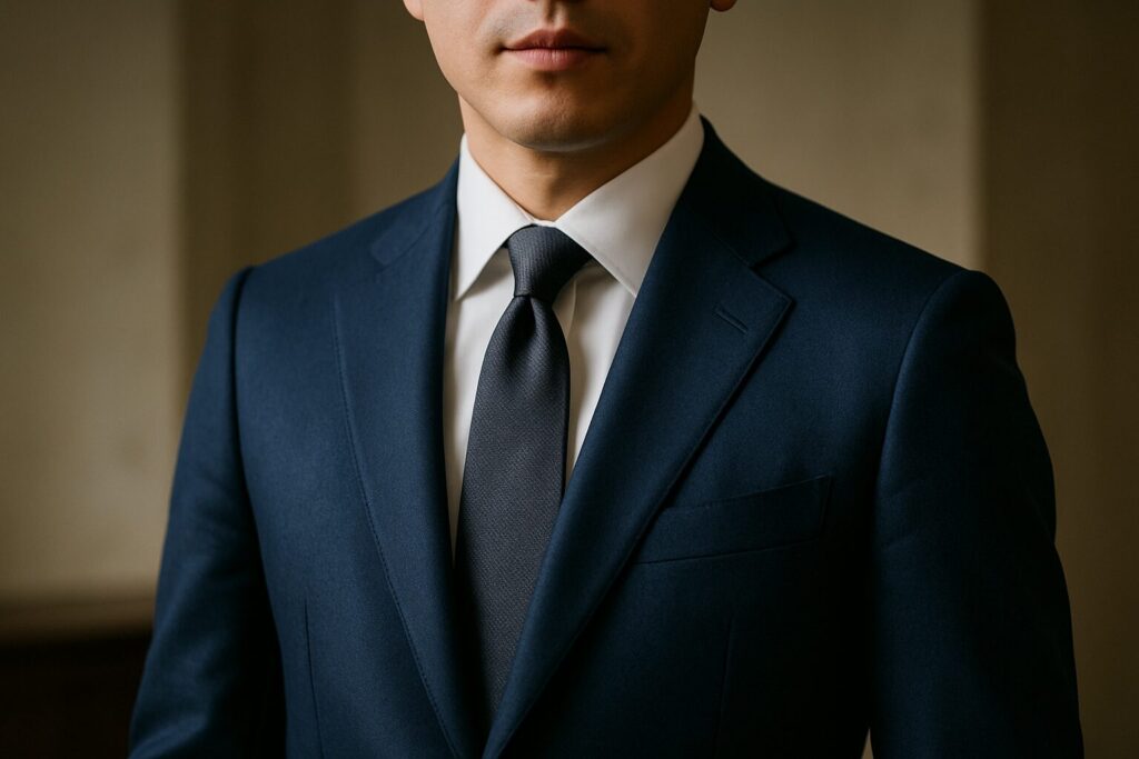 骨格診断:ストレート体型には「構築的でハリのあるスーツ」