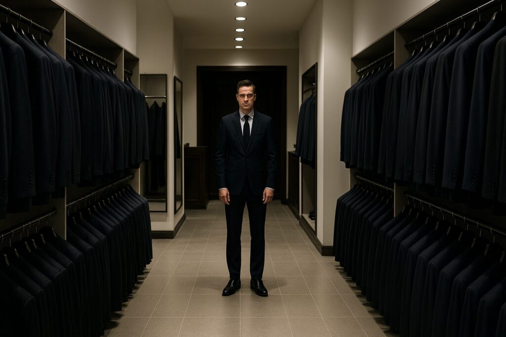 スーツ売り場は怖い