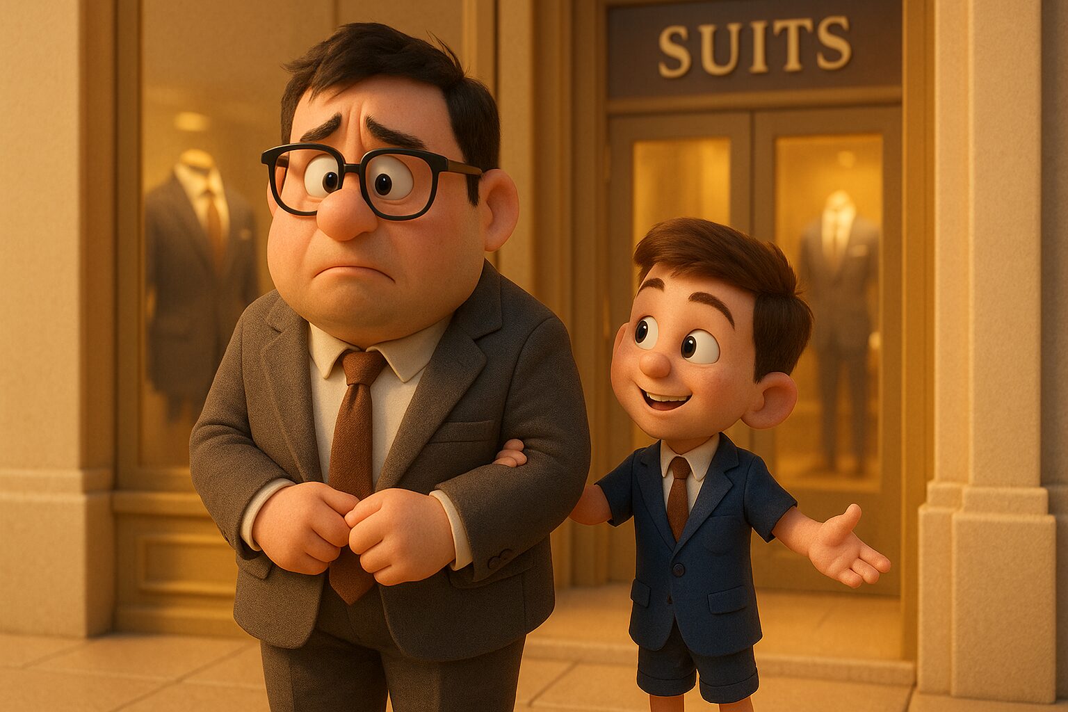 高級スーツ店が怖い