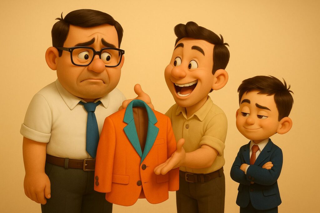 スーツ店の販売員の押し売りが怖い