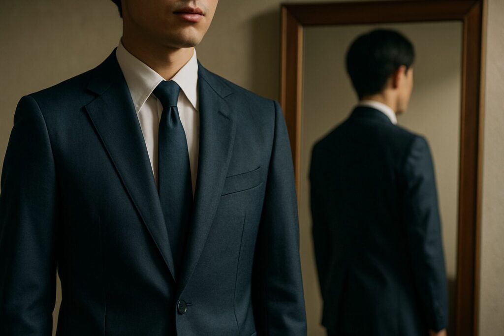 スーツのサイズのズレが「印象崩壊」を招く理由