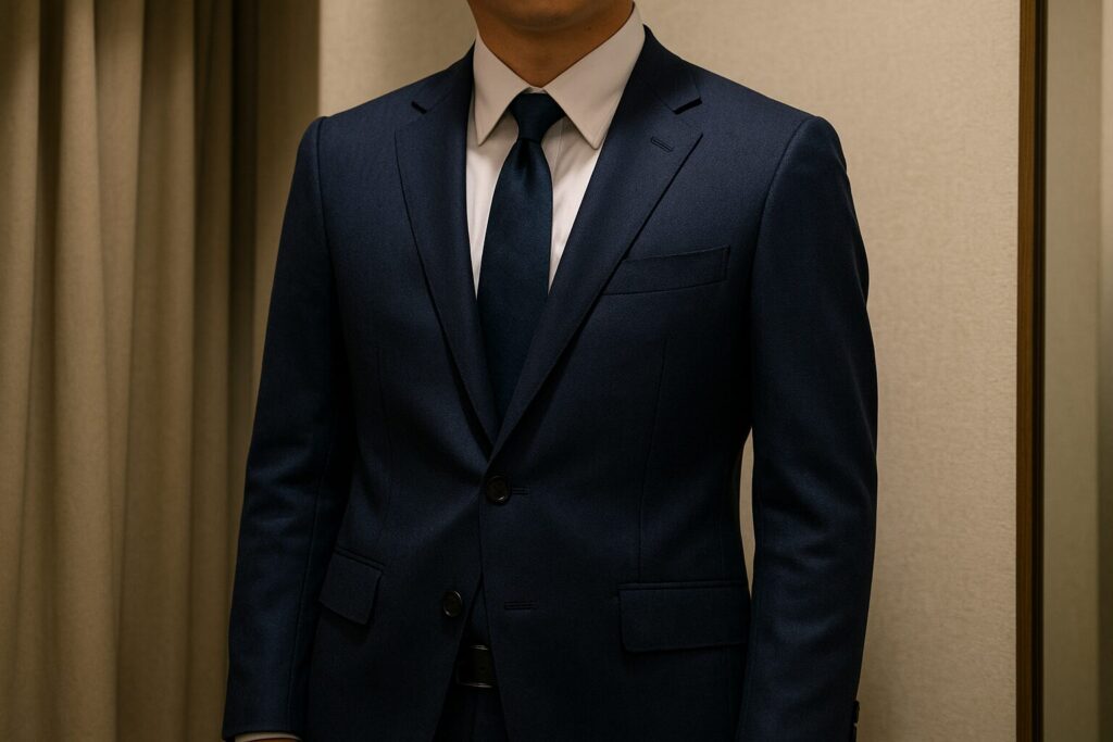 スーツを安心して試着するための③つのステップ