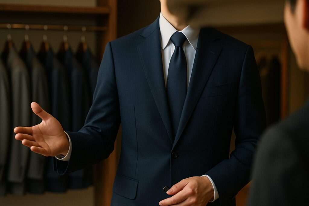 スーツ店の店員さんの声かけの意味